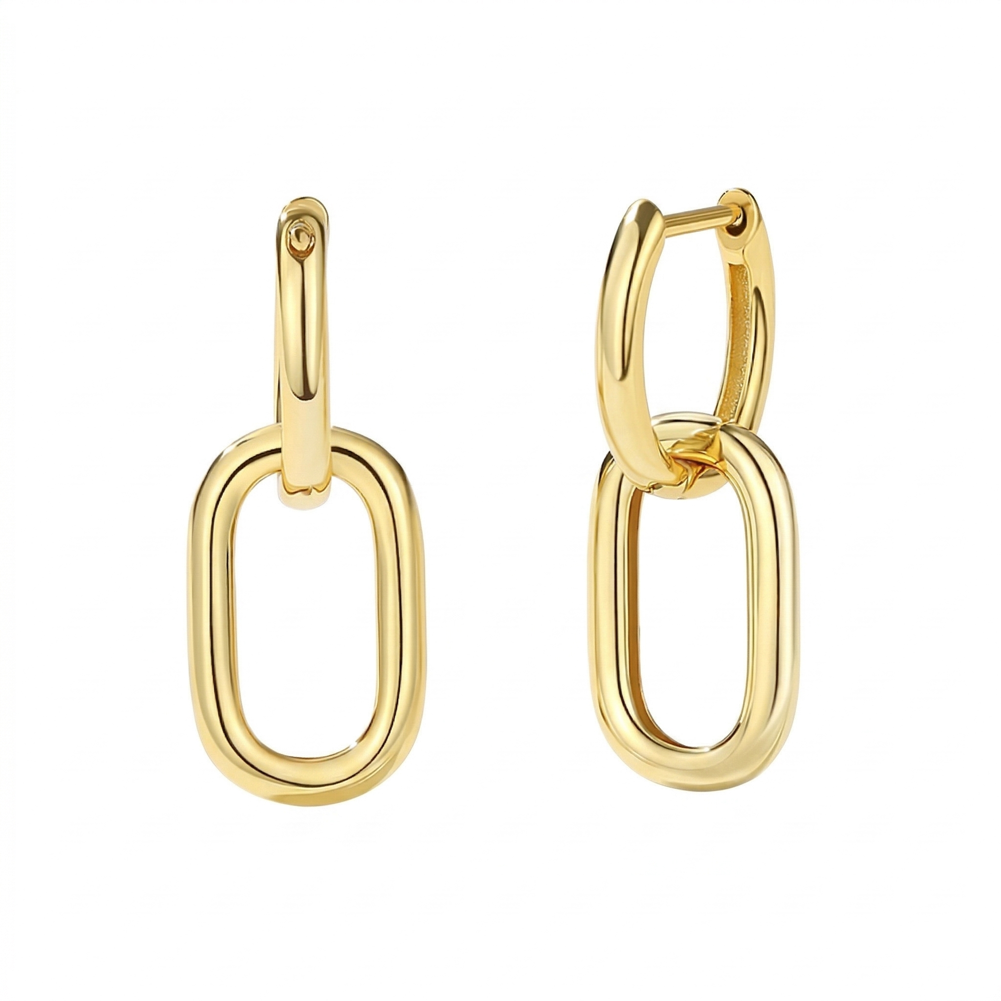 Voyager Double Link Earrings