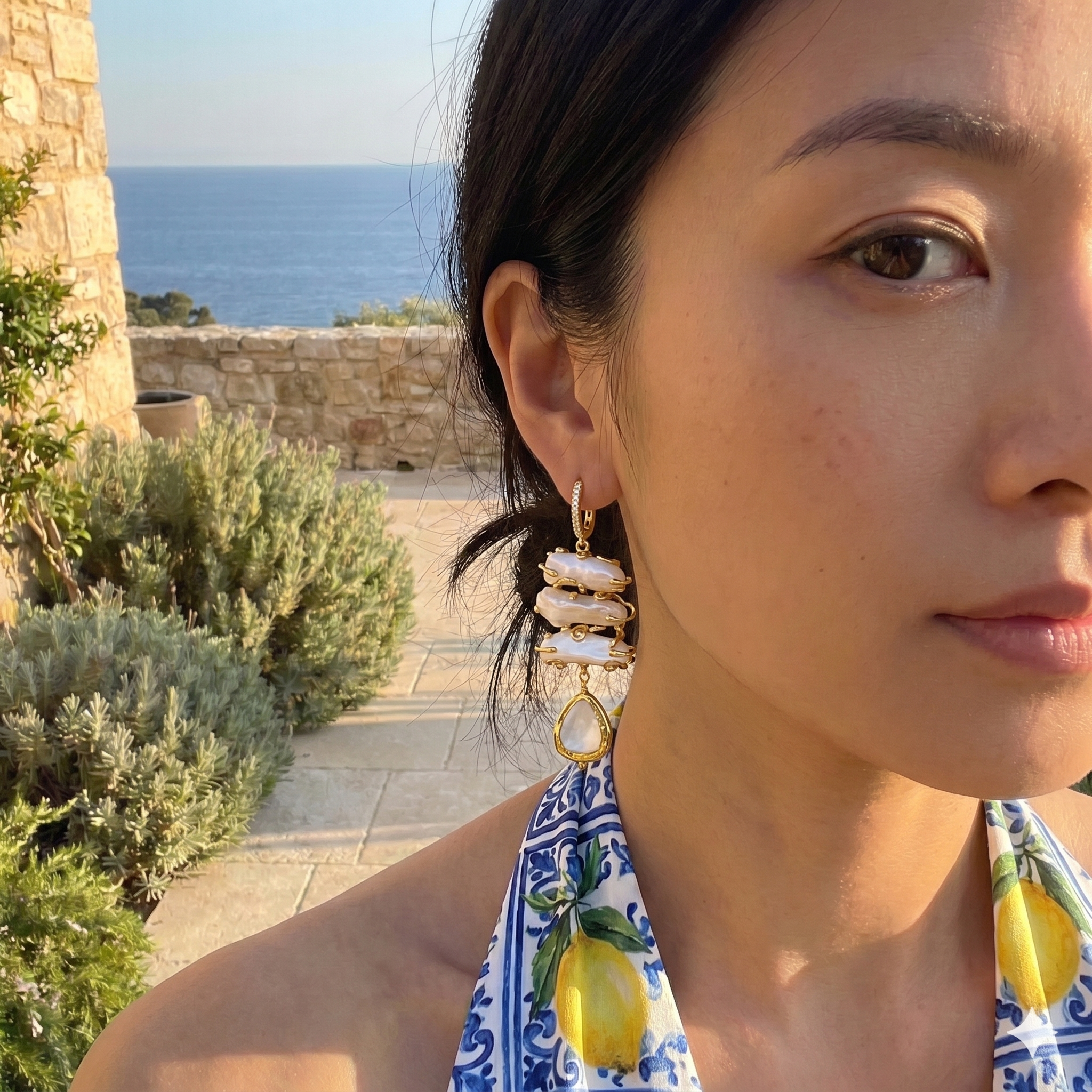Grand Baroque Tiered Earrings