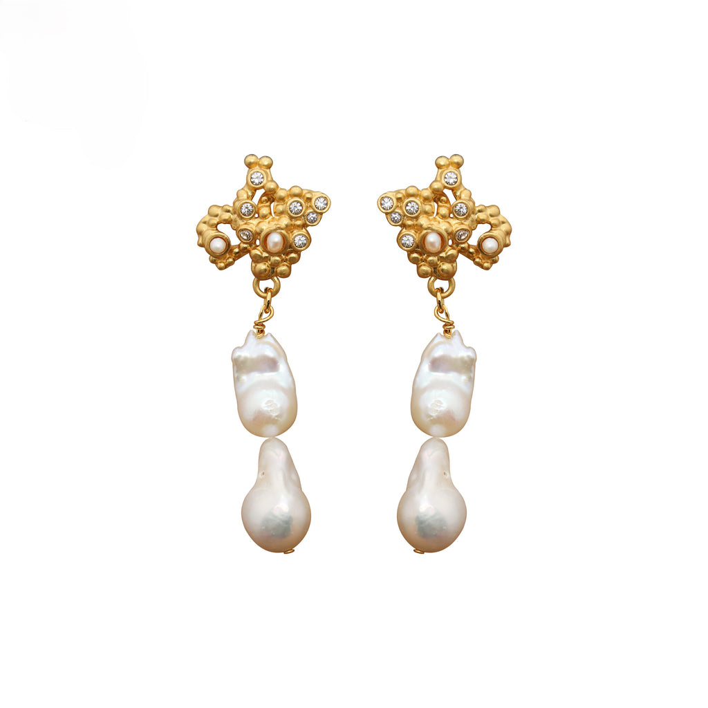 The Royal Reef Baroque Drop Earrings