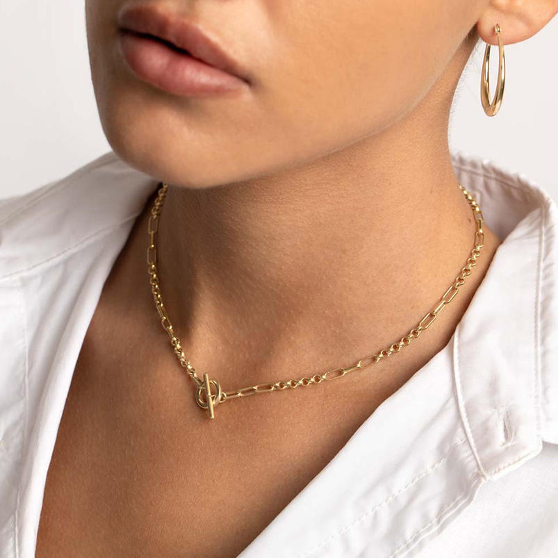 The Meridian Voyager Chain with Front-Facing Toggle Clasp