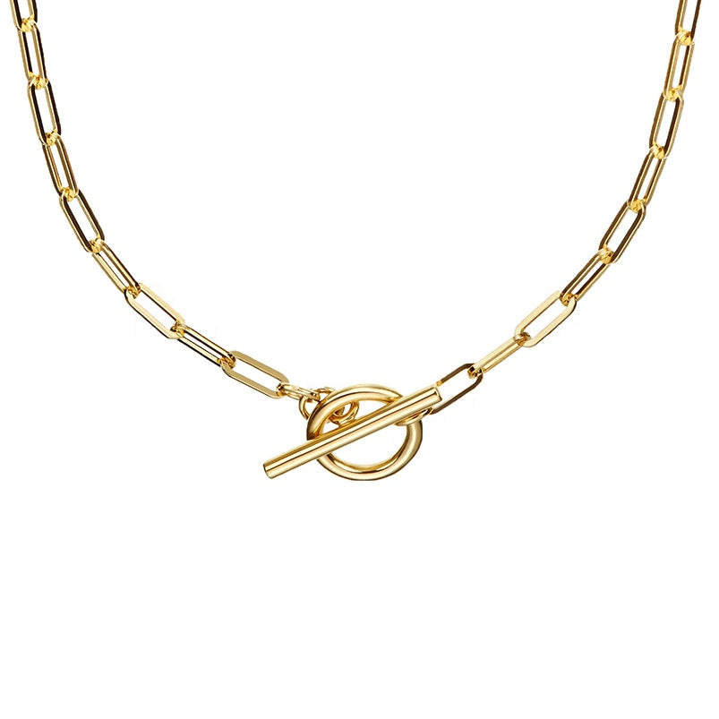 The Meridian Voyager Chain with Front-Facing Toggle Clasp