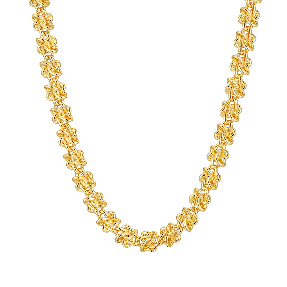 The Bold Interwoven Knot Chain