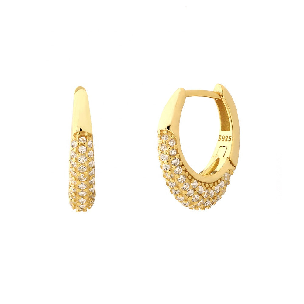 Lumina Huggies Loop Earrings