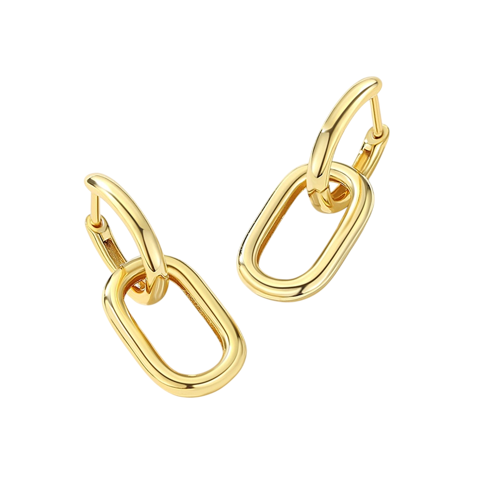 Voyager Double Link Earrings